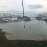 cable car in hong kong, view from the top