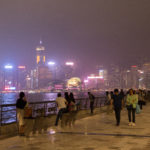 night promenade walk in hong kong