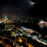 Shangri-La Sydney night view from the room