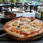 pizza at Royal Orchid sheraton