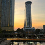 sunset at Royal Orchid sheraton