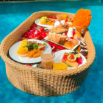 rimba ayana brekafast in the pool